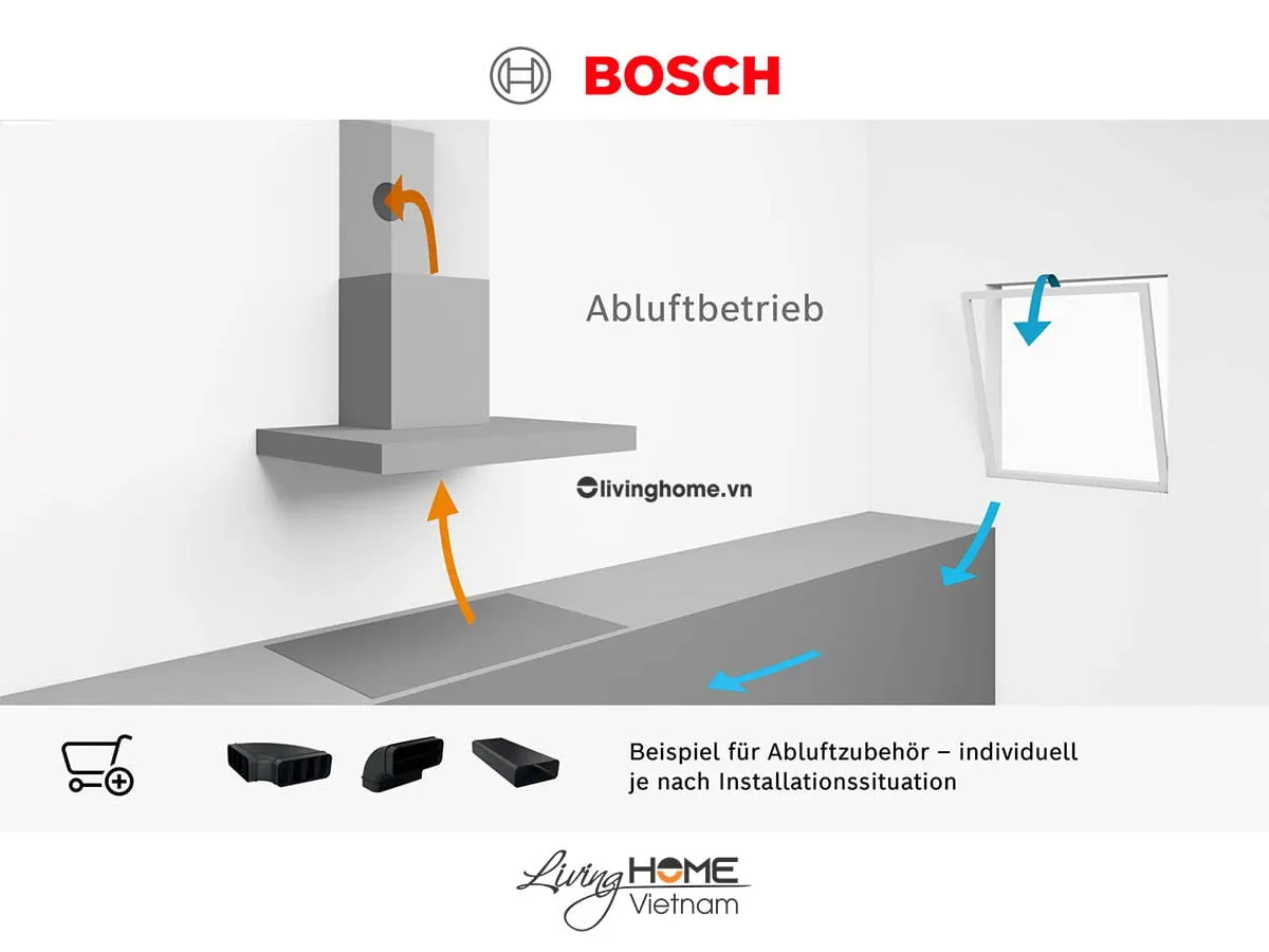 Máy hút mùi Bosch DFS067K51 - Âm tủ 60dB 60cm 9 Máy hút mùi Bosch DFS067K51 - Âm tủ 60dB 60cm - Ảnh 7