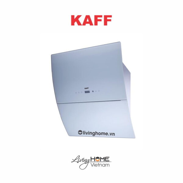 Máy hút mùi Kaff KF-LUX-AT70H-WH thiết kế mặt kính vát cong dạng phẳng Tivi cao cấp