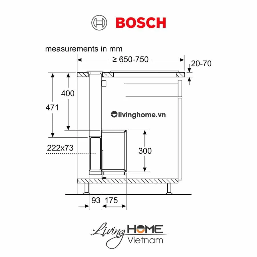 Máy hút mùi Bosch DDD97BM60B - Âm bàn 62dB 90cm 14 Máy hút mùi Bosch DDD97BM60B - Âm bàn 62dB 90cm - Ảnh 12