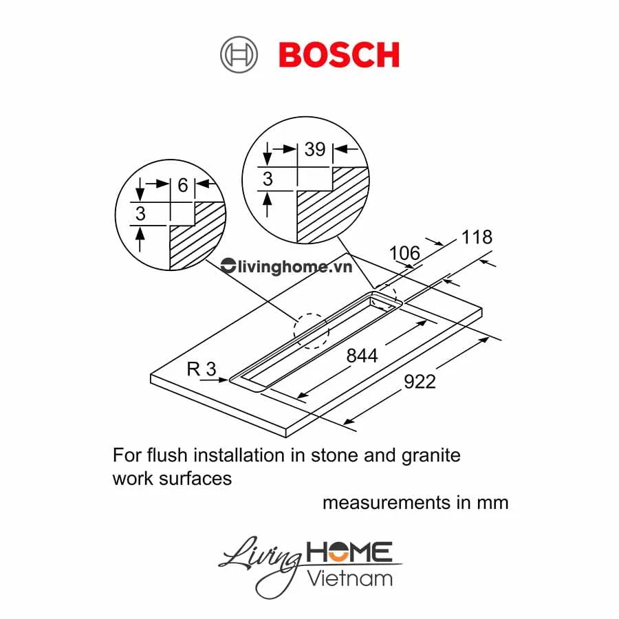 Máy hút mùi Bosch DDD97BM60B - Âm bàn 62dB 90cm 11 Máy hút mùi Bosch DDD97BM60B - Âm bàn 62dB 90cm - Ảnh 9