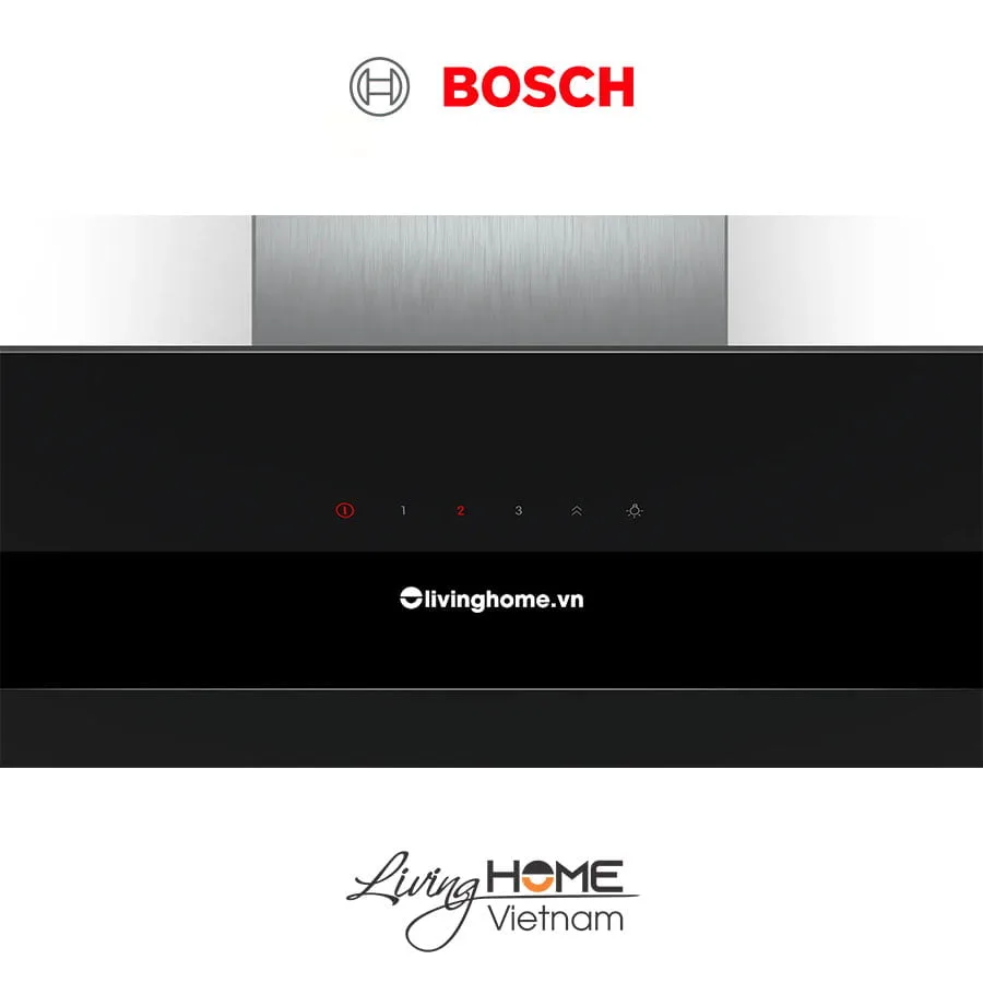 Máy hút mùi Bosch DWK67CM60B - Kính nghiêng 58dB 60cm - Ảnh 2