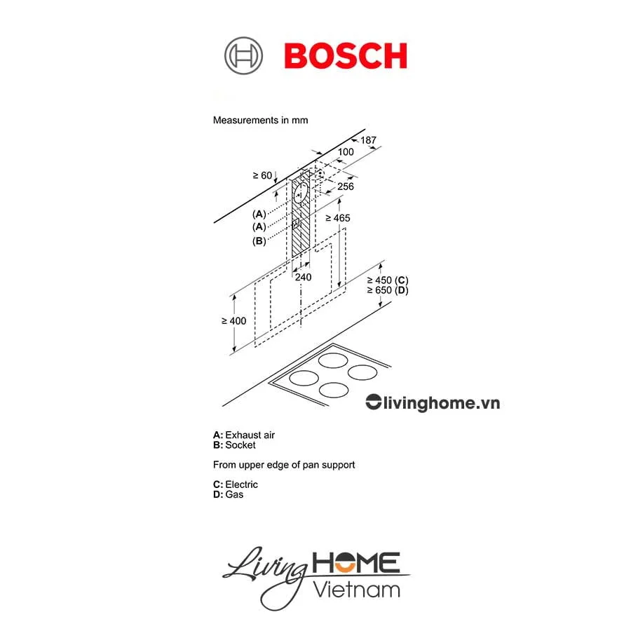 Máy hút mùi Bosch DWK97JQ60B - Gắn tường kính nghiêng 53dB 90cm 11 Máy hút mùi Bosch DWK97JQ60B - Gắn tường kính nghiêng 53dB 90cm - Ảnh 9