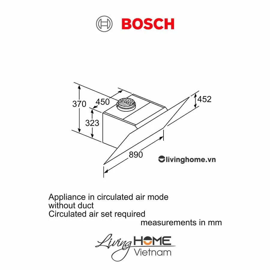Máy hút mùi Bosch DWK97JQ60B - Gắn tường kính nghiêng 53dB 90cm 13 Máy hút mùi Bosch DWK97JQ60B - Gắn tường kính nghiêng 53dB 90cm - Ảnh 11