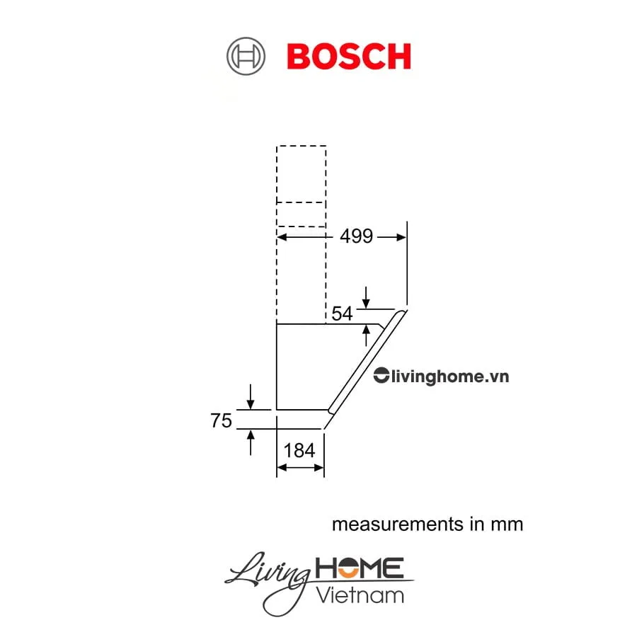 Máy hút mùi Bosch DWK97JQ60B - Gắn tường kính nghiêng 53dB 90cm 14 Máy hút mùi Bosch DWK97JQ60B - Gắn tường kính nghiêng 53dB 90cm - Ảnh 12
