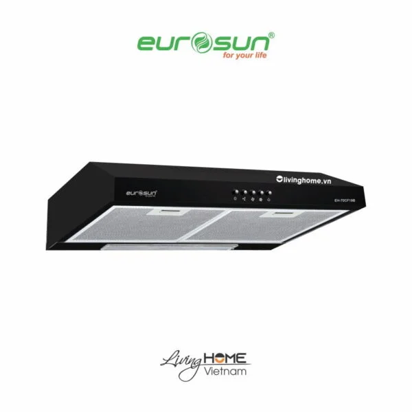 Máy hút mùi Eurosun EH-70CF19B màu đen cổ điển phong cách vintage