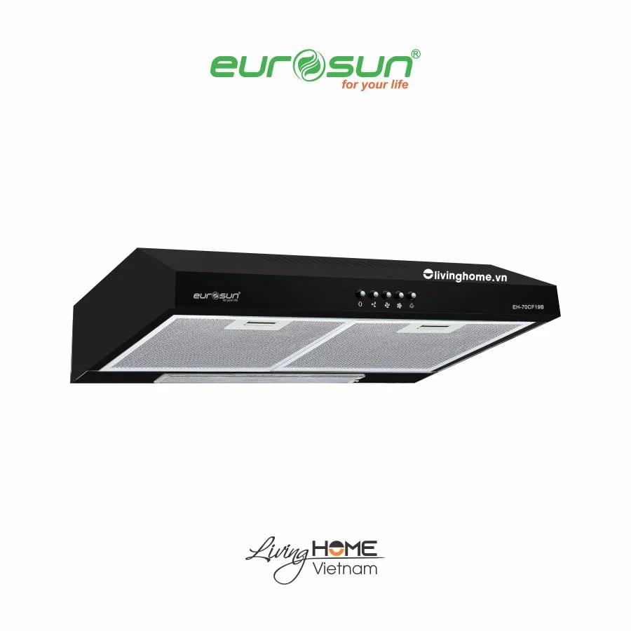 Máy hút mùi Eurosun EH-70CF19B màu đen cổ điển phong cách vintage 3 Máy hút mùi Eurosun EH-70CF19B màu đen cổ điển phong cách vintage