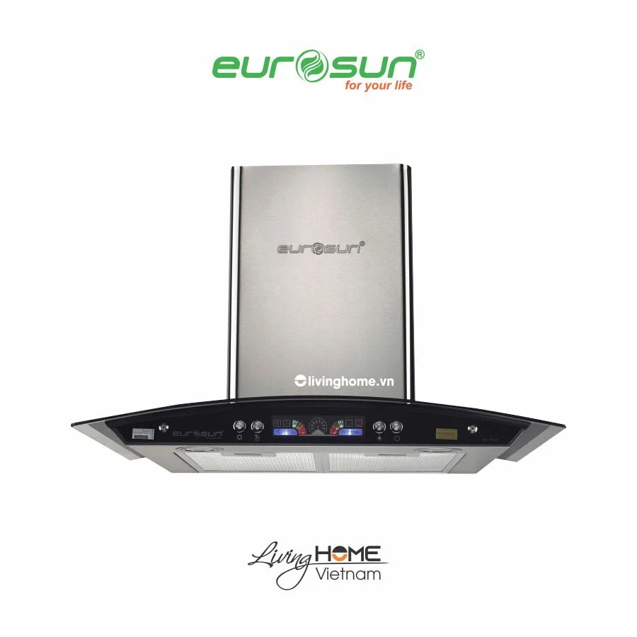 Máy hút mùi Eurosun EH-90K06 gắn tường kiểu dáng sang trọng cuốn hút 3 Máy hút mùi Eurosun EH-90K06 gắn tường kiểu dáng sang trọng cuốn hút