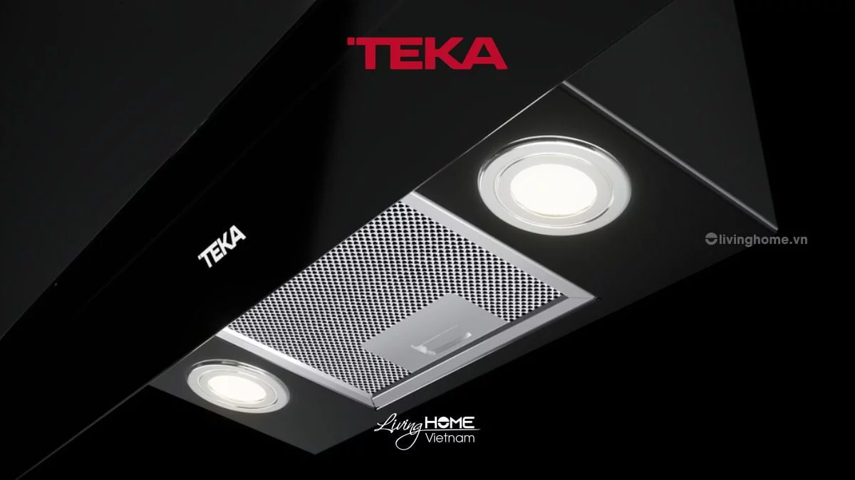Máy hút mùi Teka DVT 98660 TBS BK áp tường màu đen hiện đại điều khiển cảm ứng - Ảnh 2