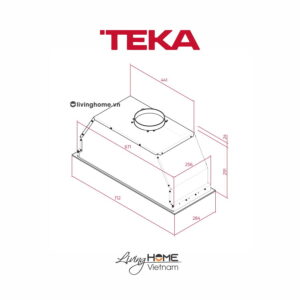 Máy hút mùi Teka GFL 77650 âm tủ 70cm cao cấp tiết kiệm không gian 11 Máy hút mùi Teka GFL 77650 âm tủ 70cm cao cấp tiết kiệm không gian