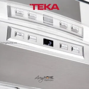 Máy hút mùi Teka NC 780 áp tường thiết kế kính cong mềm mại sang trọng
