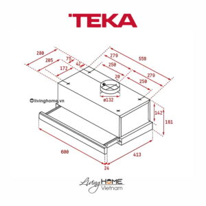 Alternative view of Máy hút mùi Teka TL 6310 âm tiện dụng tinh tế
