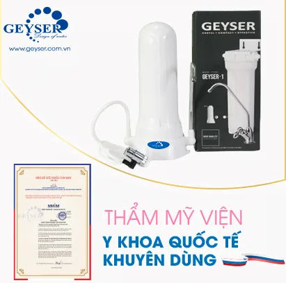 Máy lọc nước gắn vòi Geyser 1UH Euro để bàn 8 Máy lọc nước gắn vòi Geyser 1UH Euro để bàn - Ảnh 6