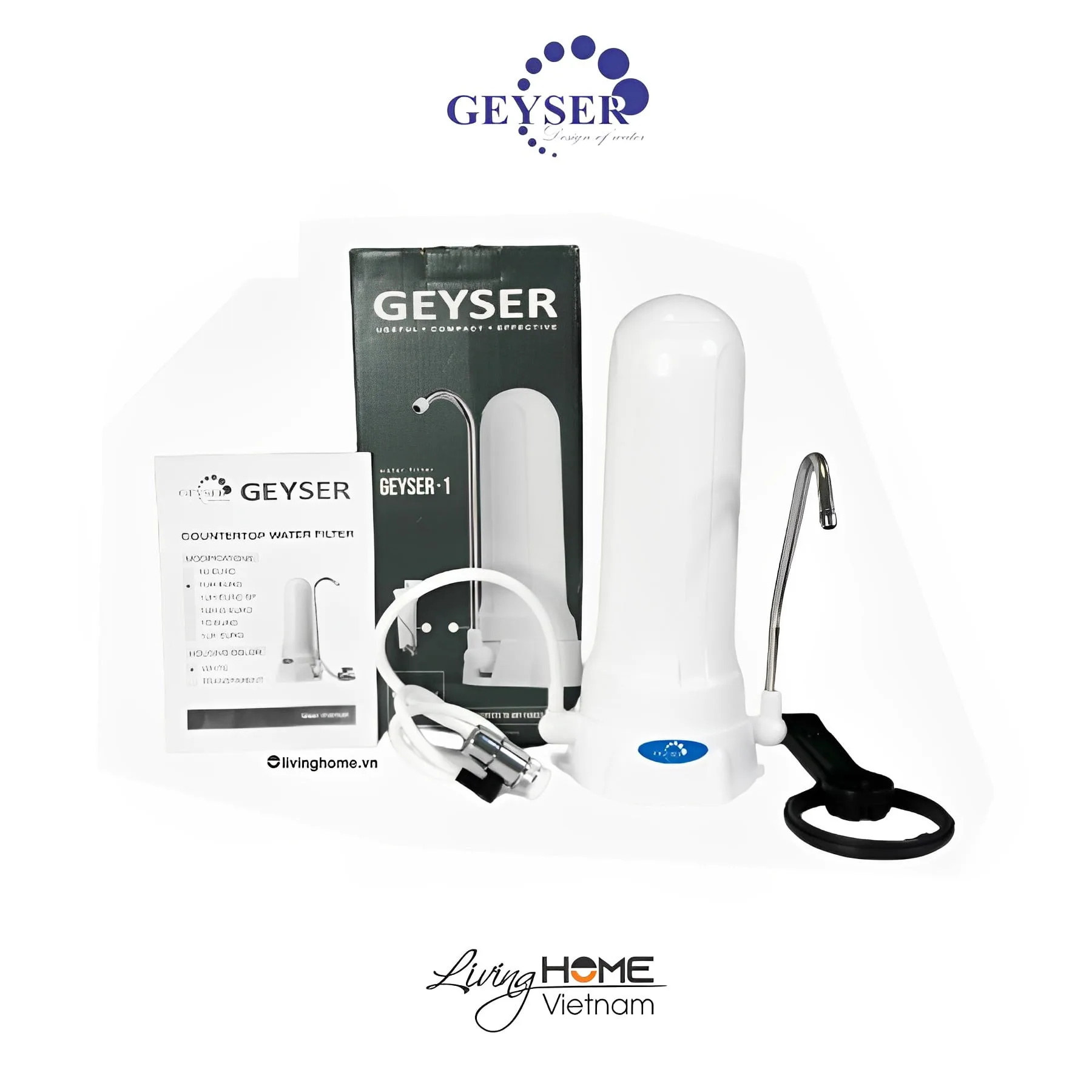 Máy lọc nước gắn vòi Geyser 1UH Euro để bàn 4 Máy lọc nước gắn vòi Geyser 1UH Euro để bàn - Ảnh 2