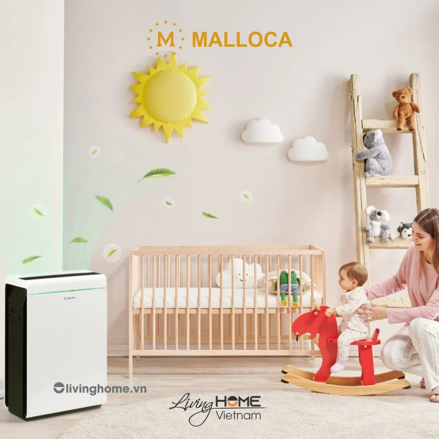 Máy lọc không khí Malloca MAP-07A diệt khuẩn lọc bụi siêu mịn 5 Máy lọc không khí Malloca MAP-07A diệt khuẩn lọc bụi siêu mịn - Ảnh 3