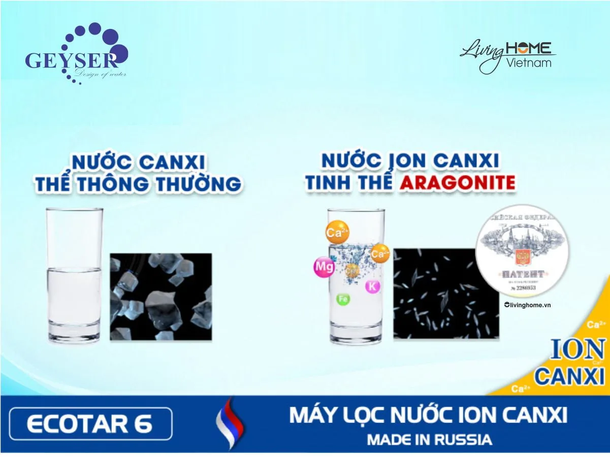 Máy lọc nước Ion Canxi Geyser Ecotar 6 nhập khẩu châu Âu - Ảnh 9