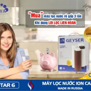 Máy lọc nước Ion Canxi Geyser Ecotar 6 nhập khẩu châu Âu