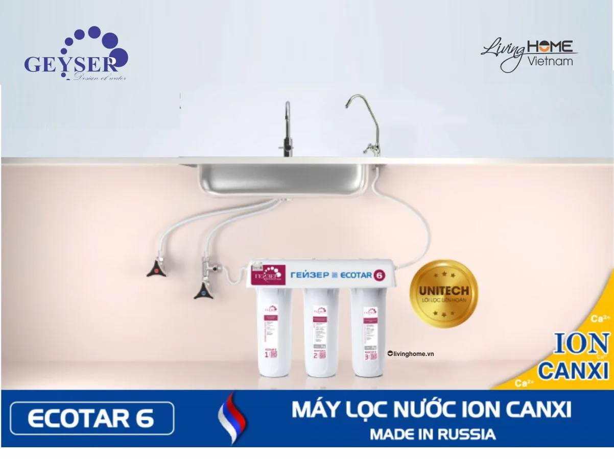 Máy lọc nước Ion Canxi Geyser Ecotar 6 nhập khẩu châu Âu - Ảnh 5