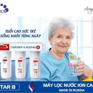 Máy lọc nước Ion Canxi Geyser Ecotar 8 nhập khẩu châu Âu