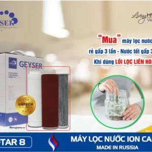 Máy lọc nước Ion Canxi Geyser Ecotar 8 nhập khẩu châu Âu