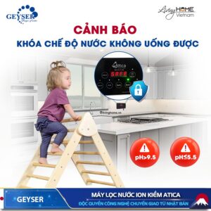 Máy lọc nước ion kiềm Geyser Atica i3000 23 Máy lọc nước ion kiềm Geyser Atica i3000