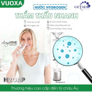 Máy điện giải nước ion kiềm Vuoxa H2Cap plus cầm tay 21 Máy điện giải nước ion kiềm Vuoxa H2Cap plus cầm tay