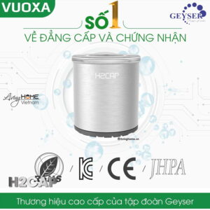 Alternative view of Máy điện giải nước ion kiềm Vuoxa H2Cap plus cầm tay