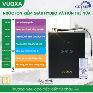 Máy lọc nước ion kiềm Geyser Vuoxa i5000 giàu hydro 16 Máy lọc nước ion kiềm Geyser Vuoxa i5000 giàu hydro