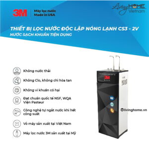 Máy lọc nước nóng lạnh độc lập 3M CS3 2V 34 lít nhập khẩu Mỹ