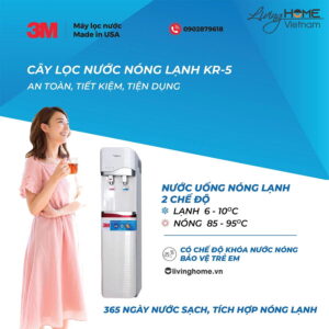 Máy lọc nước nóng lạnh 3M KR5 2V 94.000 Lít nhập khẩu Mỹ 15 Máy lọc nước nóng lạnh 3M KR5 2V 94.000 Lít nhập khẩu Mỹ