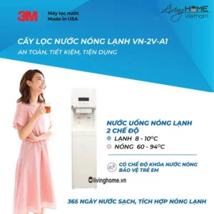 Alternative view of Máy lọc nước nóng lạnh 3M VN 2V A1 34.000 Lít nhập khẩu Mỹ