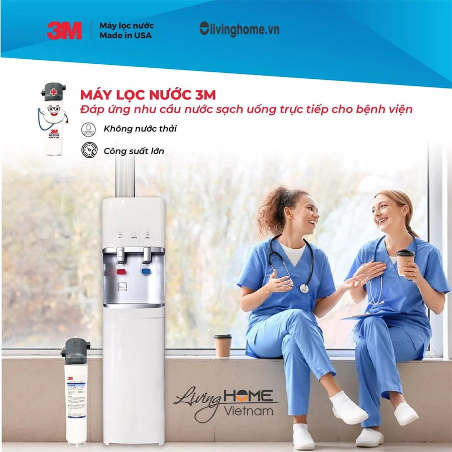 Máy lọc nước nóng lạnh 3M VN3 2V 34 lít nhập khẩu Mỹ 10 Máy lọc nước nóng lạnh 3M VN3 2V 34 lít nhập khẩu Mỹ - Ảnh 8