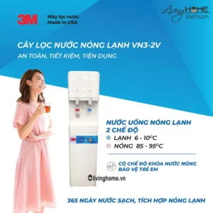 Máy lọc nước nóng lạnh 3M VN3 2V 34 lít nhập khẩu Mỹ 12 Máy lọc nước nóng lạnh 3M VN3 2V 34 lít nhập khẩu Mỹ