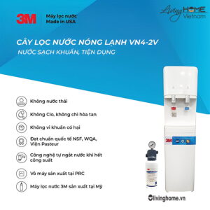 Máy lọc nước nóng lạnh 3M VN4 2V 94 lít nhập khẩu Mỹ