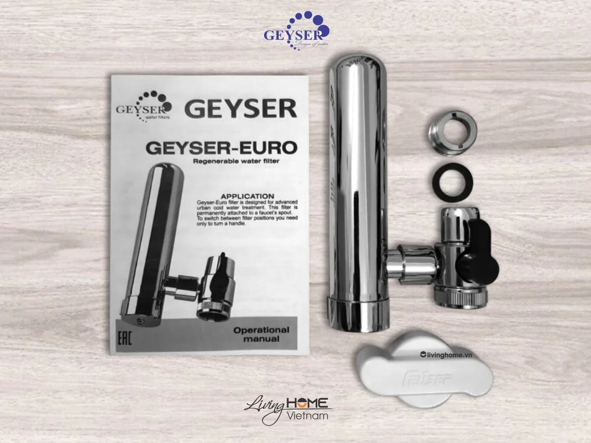 Máy lọc nước tại vòi Geyser Euro M - Nhập khẩu từ Nga 11 Máy lọc nước tại vòi Geyser Euro M - Nhập khẩu từ Nga - Ảnh 9