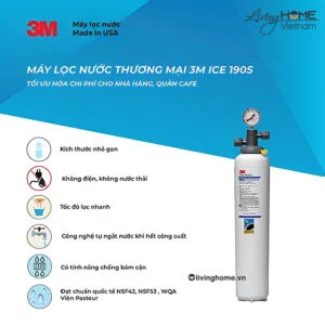 Alternative view of Máy lọc nước thương mại 3M ICE190S công suất lớn nhập khẩu Mỹ