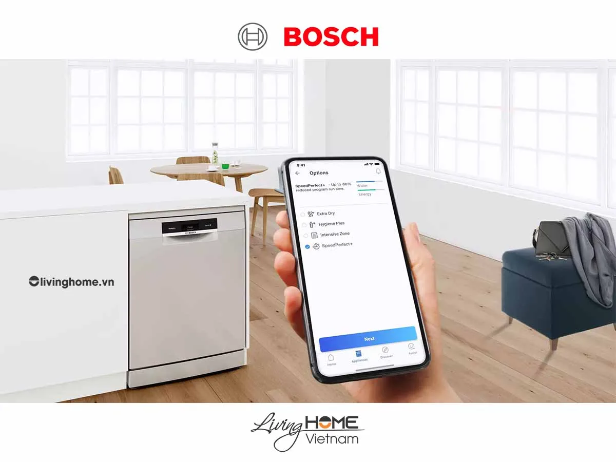 Máy rửa chén Bosch SMU6ECS57E – Bán âm 60cm 14 bộ - Ảnh 5