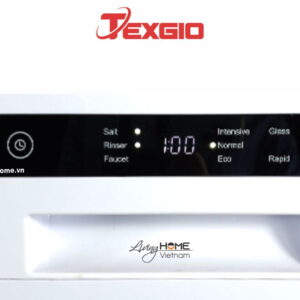 Máy Rửa Chén Texgio TG-DT2022A Để Bàn Mini 6 Bộ 12 Lít Nước