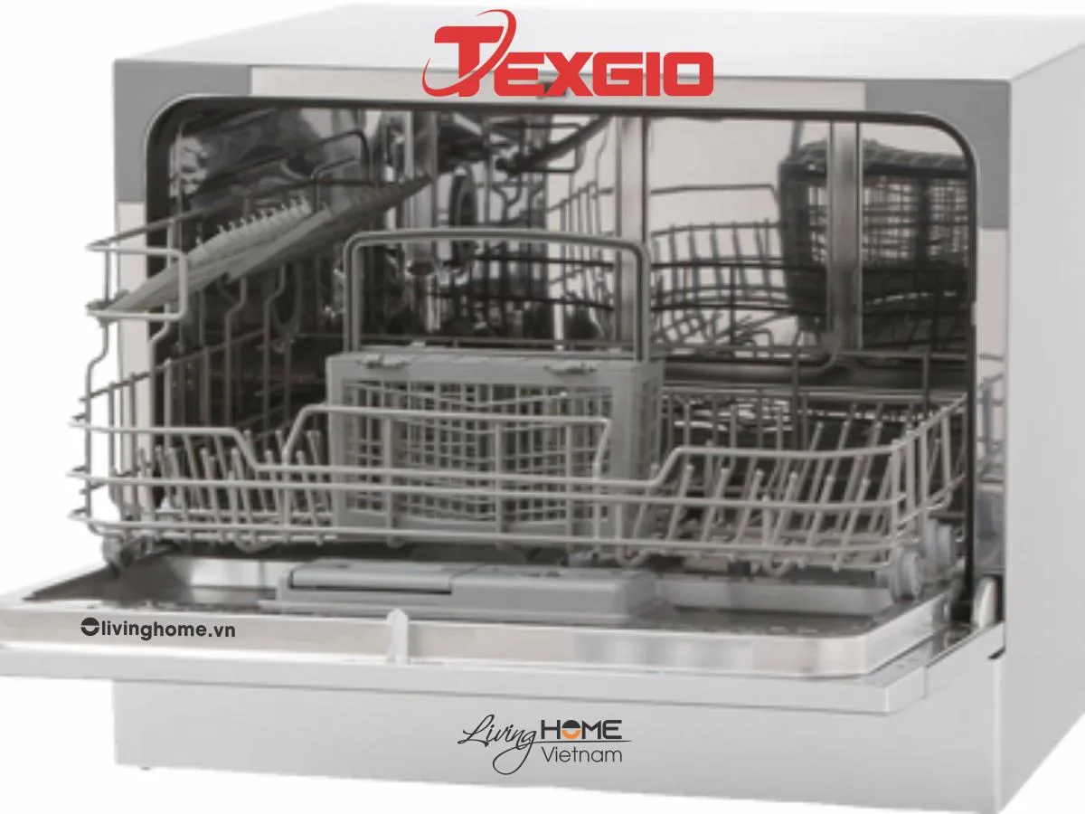 Máy Rửa Chén Texgio TG-DT2022A Để Bàn Mini 6 Bộ 12 Lít Nước 4 Máy Rửa Chén Texgio TG-DT2022A Để Bàn Mini 6 Bộ 12 Lít Nước - Ảnh 2