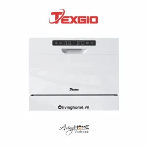 Máy Rửa Chén Texgio TG-DT2022A Để Bàn Mini 6 Bộ 12 Lít Nước