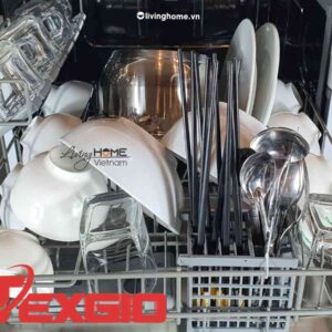 Máy Rửa Chén Texgio TG-DT2022A Để Bàn Mini 6 Bộ 12 Lít Nước