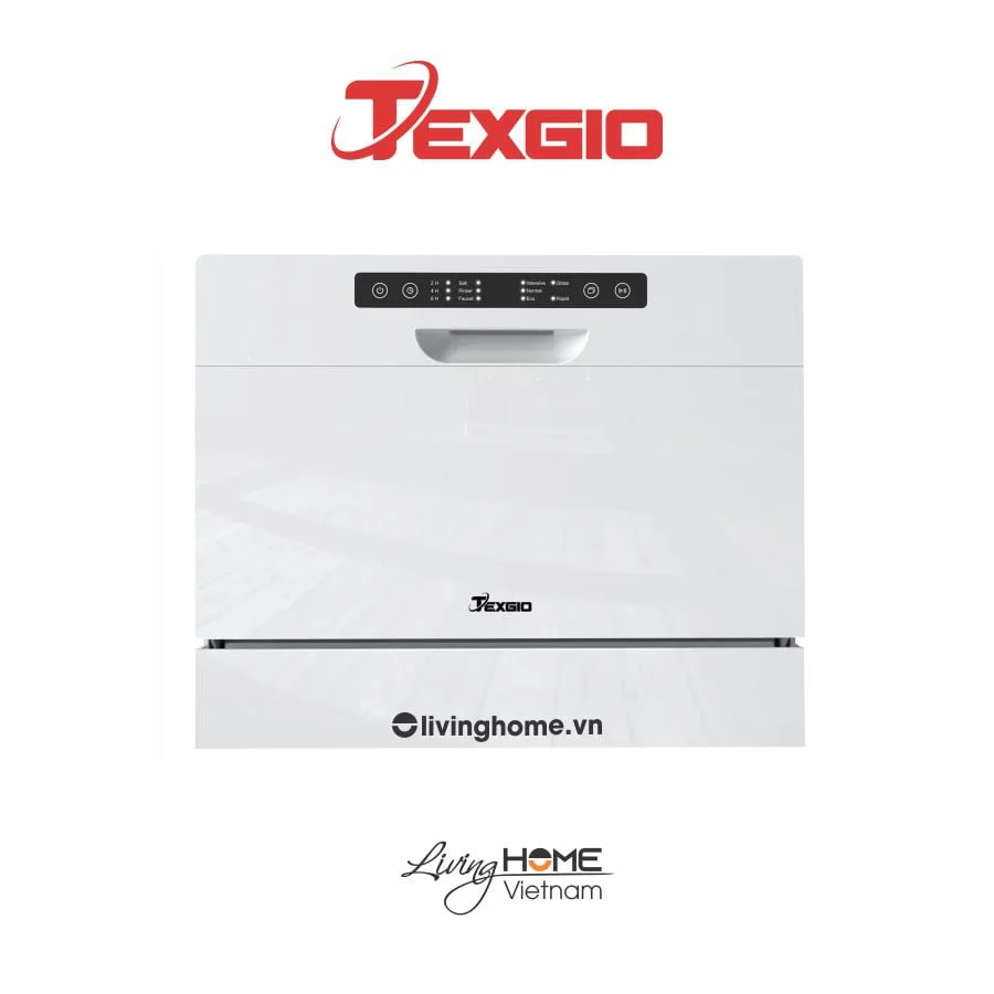 Máy Rửa Chén Texgio TG-DT2022A Để Bàn Mini 6 Bộ 12 Lít Nước 3 Máy Rửa Chén Texgio TG-DT2022A Để Bàn Mini 6 Bộ 12 Lít Nước