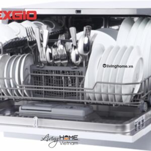 Máy rửa chén Texgio TG-DT2022B Bán Âm 6 Bộ Tự Mồi Nước