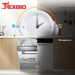 Máy rửa chén Texgio TG-H595DT08S Bán Âm 8 Bộ 8 Lít Nước 13 Máy rửa chén Texgio TG-H595DT08S Bán Âm 8 Bộ 8 Lít Nước