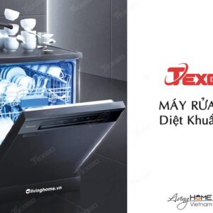 Alternative view of Máy Rửa Chén Bát 13 Bộ Texgio TG-21H775B, Sấy Khí Nóng, Diệt Khuẩn UV