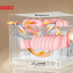 Máy rửa chén Texgio TG-BI205 Bán Âm 11 Bộ 9 Lít Nước 15 Máy rửa chén Texgio TG-BI205 Bán Âm 11 Bộ 9 Lít Nước