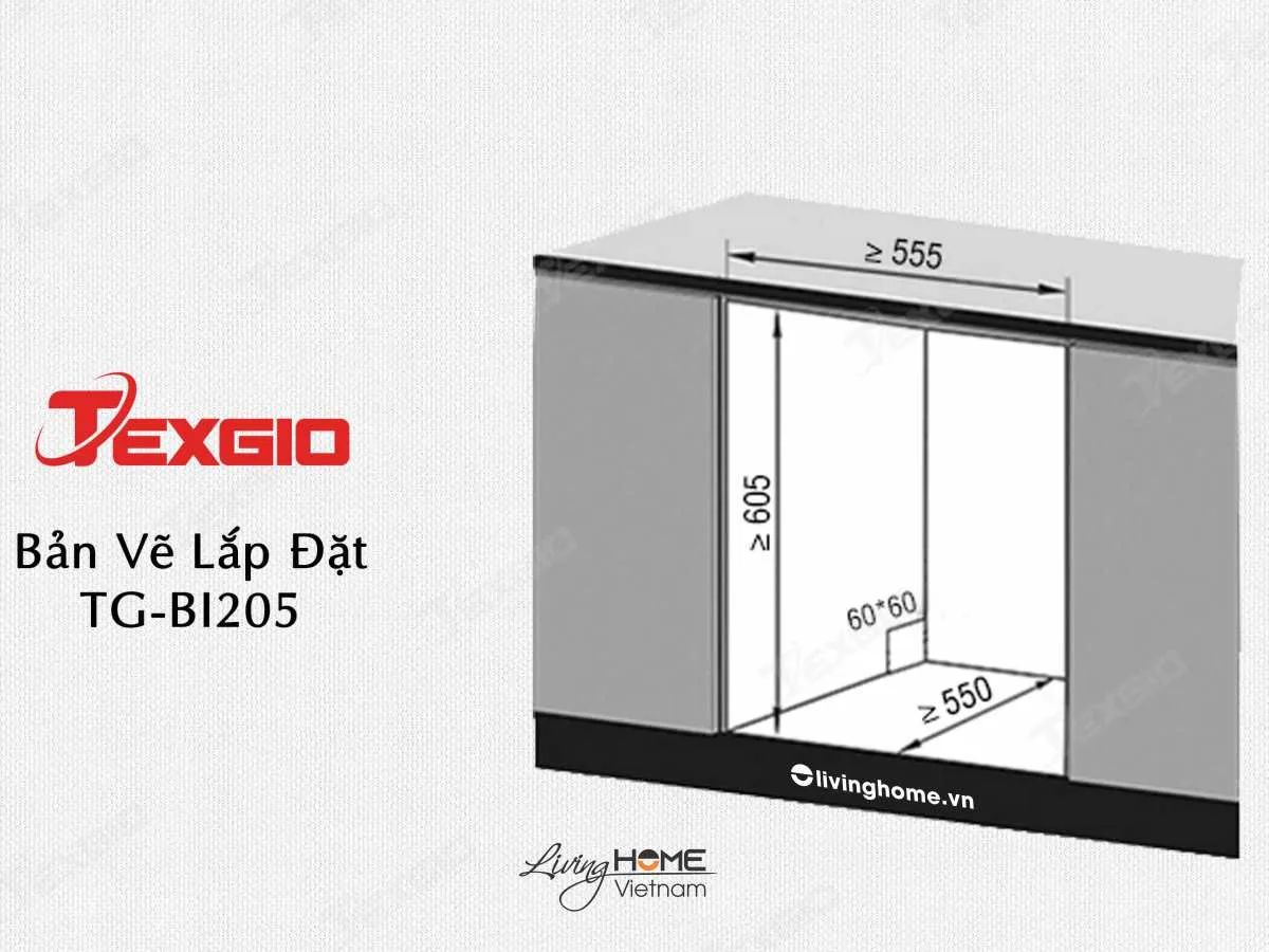 Máy rửa chén Texgio TG-BI205 Bán Âm 11 Bộ 9 Lít Nước 8 Máy rửa chén Texgio TG-BI205 Bán Âm 11 Bộ 9 Lít Nước - Ảnh 6