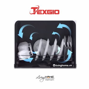Máy Rửa Chén Bát Mini 6 Bộ Texgio TG-DT2026, Tia UV, Sấy Khí Nóng 16 Máy Rửa Chén Bát Mini 6 Bộ Texgio TG-DT2026, Tia UV, Sấy Khí Nóng