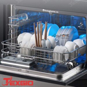 Máy Rửa Chén Bát Mini 6 Bộ Texgio TG-DT2026, Tia UV, Sấy Khí Nóng 12 Máy Rửa Chén Bát Mini 6 Bộ Texgio TG-DT2026, Tia UV, Sấy Khí Nóng