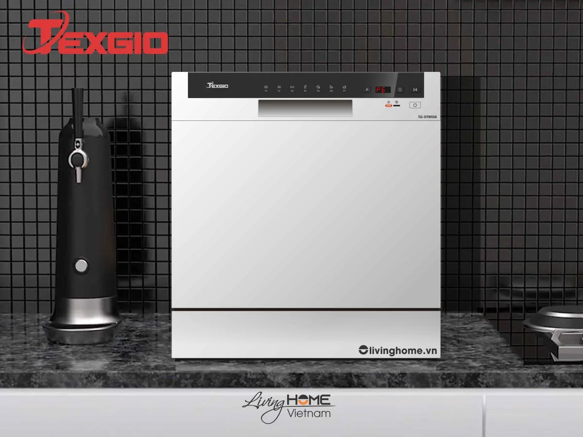 Máy rửa chén Texgio TG-DTW558 Độc Lập 8 Bộ 8 Lít Nước - Ảnh 2