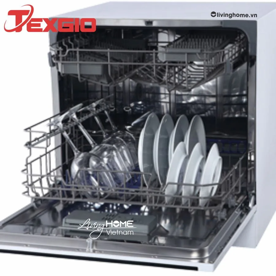 Máy rửa chén Texgio TG-DTW558 Độc Lập 8 Bộ 8 Lít Nước - Ảnh 5